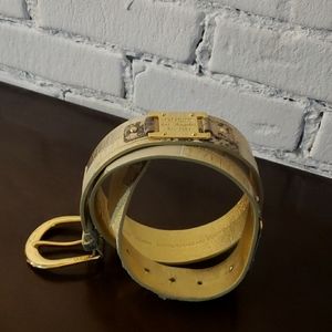 Rare GUESS gold belt with gold plates - size medium